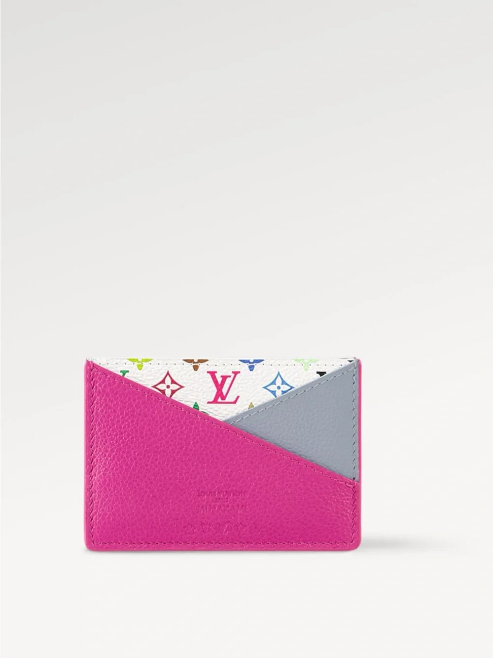 Louis Vuitton Pink Multicolor Monogram Card Holder